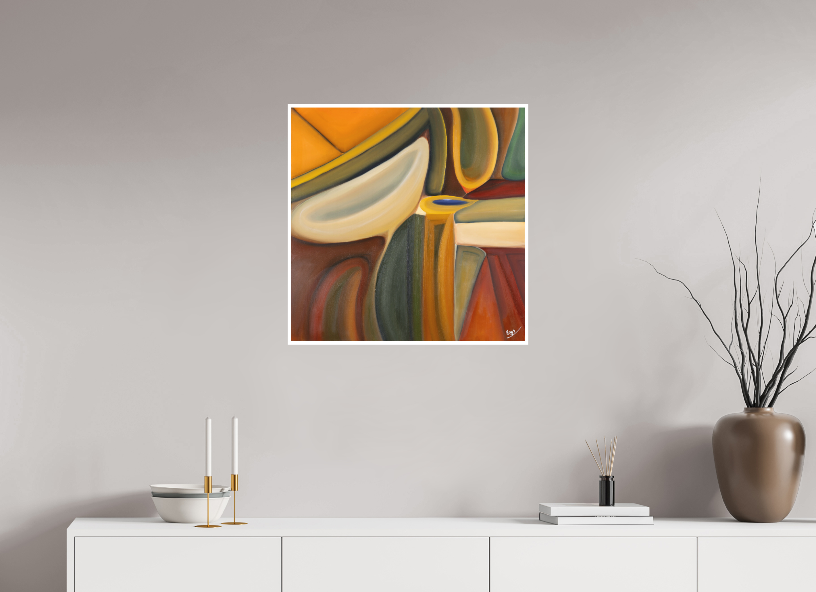25 x 25″, Print option 1 Dvořák Symphony number 10 in LSD Minor