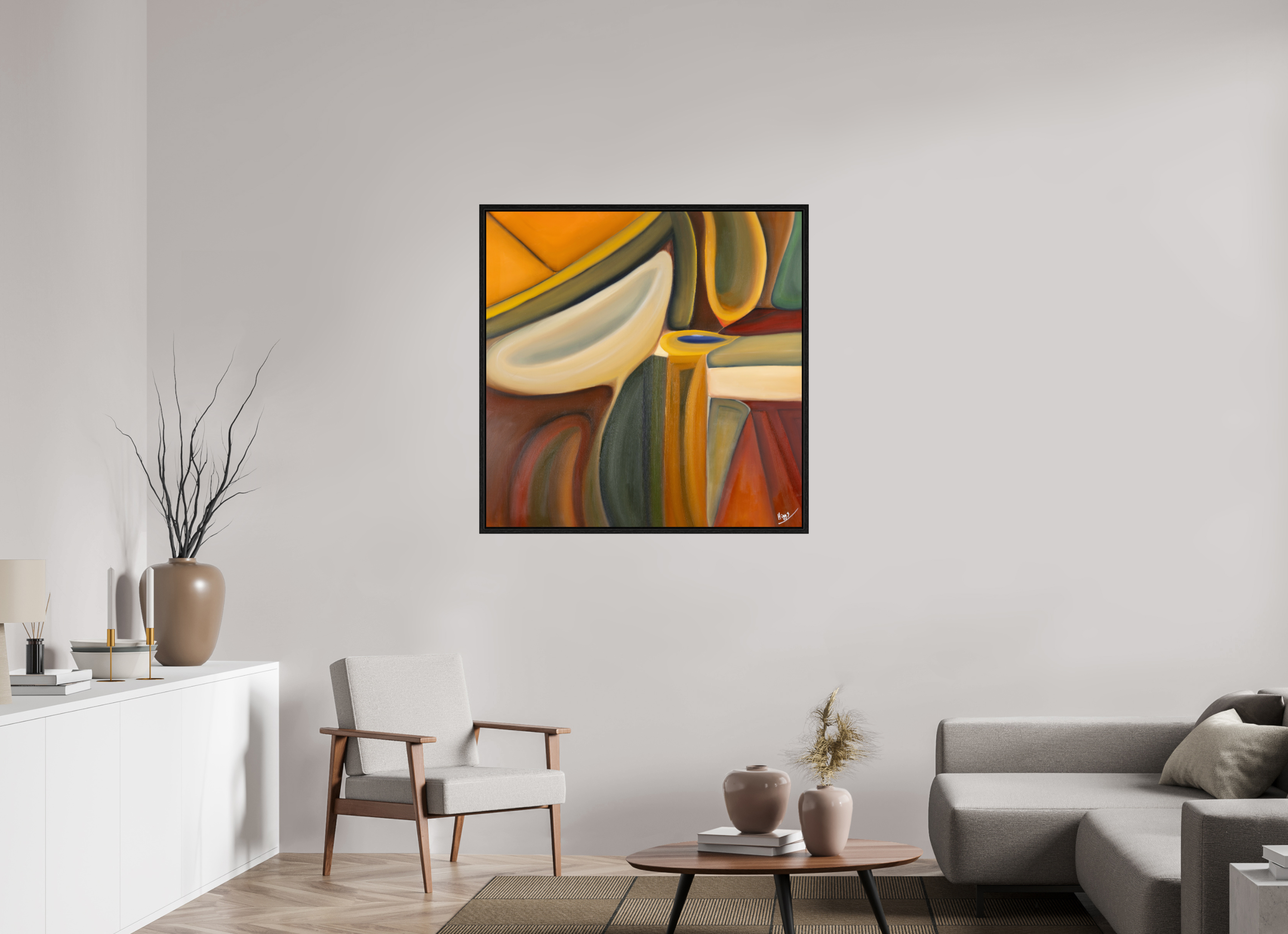 40 x 40″, Floater Frame Dvořák Symphony number 10 in LSD Minor